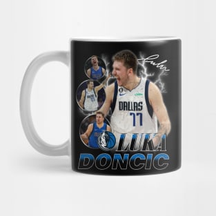 RETRO VINTAGE UKA DONCIC MAVERICKS BASKETBALL BOOTLEG Mug